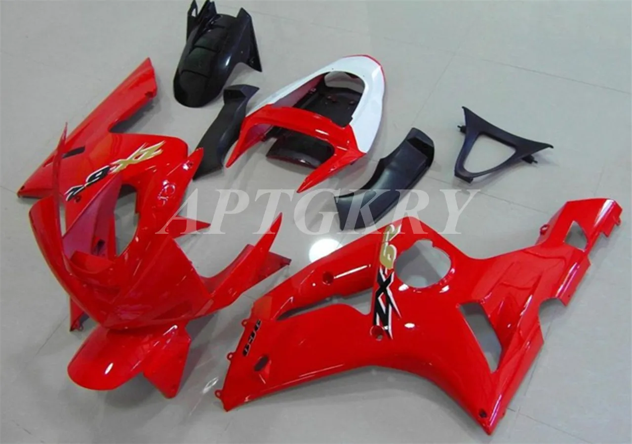

New ABS Plastic Shell Motorcycle Fairing kit Fit For Kawasaki Ninja ZX6R 636 ZX-6R 2003 2004 Bodywork set Custom Red Cool