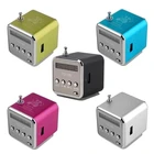 Компактный цифровой FM-радиоприемник, Портативный FM-радиоприемник с ЖК-дисплеем, стерео динамик с поддержкой микро TF-карты A2