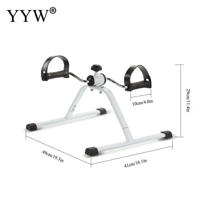 저렴한 휴대용 피트니스 스테퍼 디딜 방아 심장 피트니스 실내 사이클링 스테퍼 다리 기계, 홈 체육관 운동 미니 운동 자전거