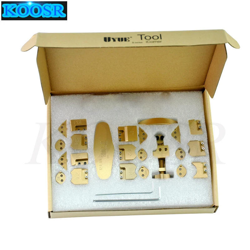 Горячая продажа 26 в 1 Gtool GB1100 iCorner Набор для iPod iPad iPhone 5 5S 6 6Plus 6s угловая боковина