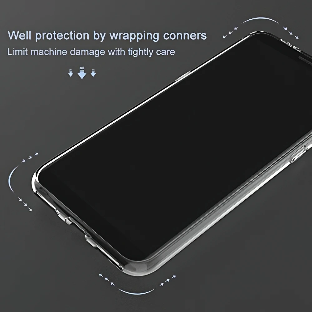 Прозрачные силиконовые чехлы на заднюю панель для LG K50 чехол из мягкого ТПУ 360