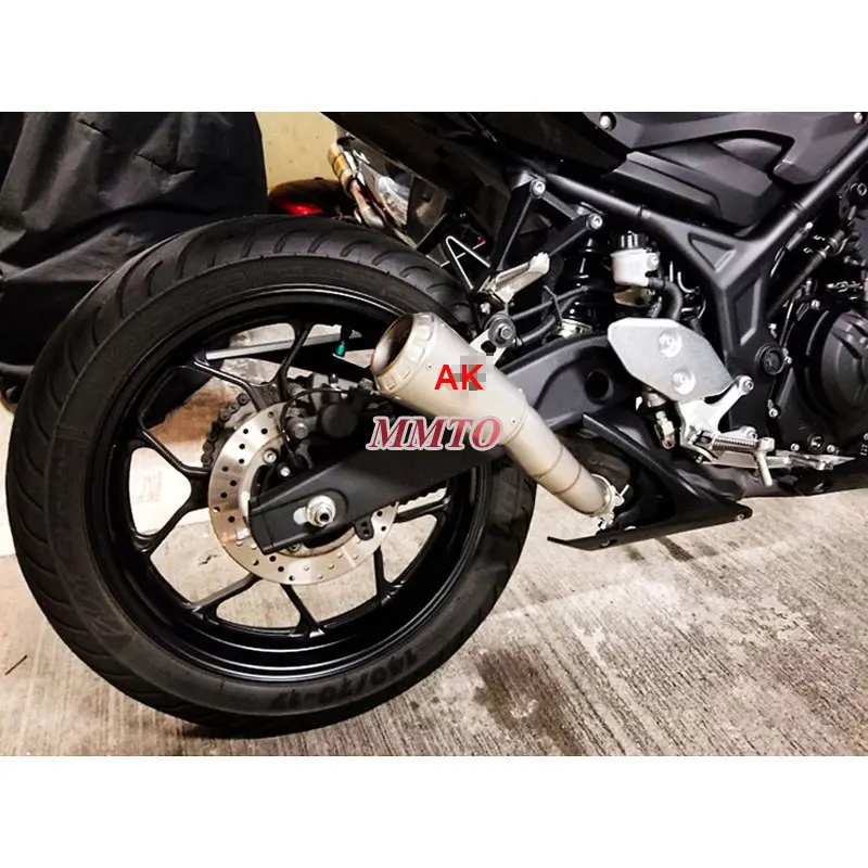 Echappement Escape Moto выхлопной мотоцикл полный системы трубы глушитель для Yama a YZF MT03 R3 R25
