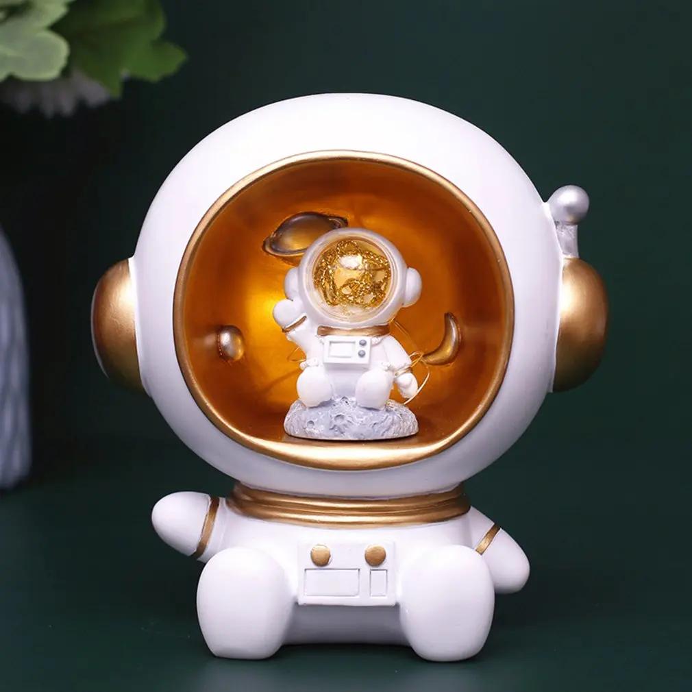 

Spaceman Star Light Resin Craft Piggy Bank Holiday Gift Birthday Gift Home Office Desktop Decoration