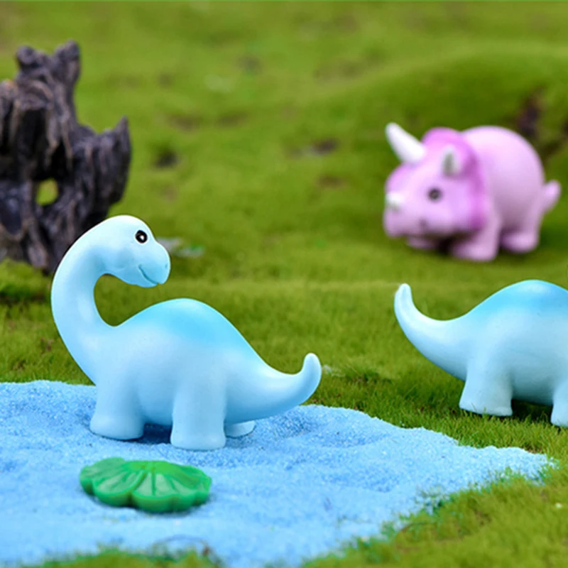 Миниатюрный Стегозавр Тираннозавр Рекс Динозавр Сказочный Сад украшение дома