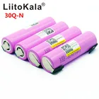 LiitoKala 18650 3,7 V 3,7 V 30Q INR18650 литий-ионный перезаряжаемый аккумулятор, литий-ионный аккумулятор Litokala Power 3000mAh Litokalla + DIY никель