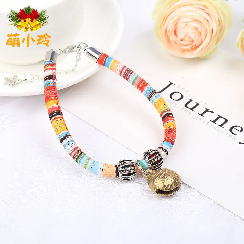 Ошейник для кошки с колокольчиком ошейник кошек безопасное ожерелье котенка