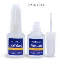 hot 1 pcs 10g false nail tips glue nail art decoration with brush false nail glue for nail stickers and decals manicure tools