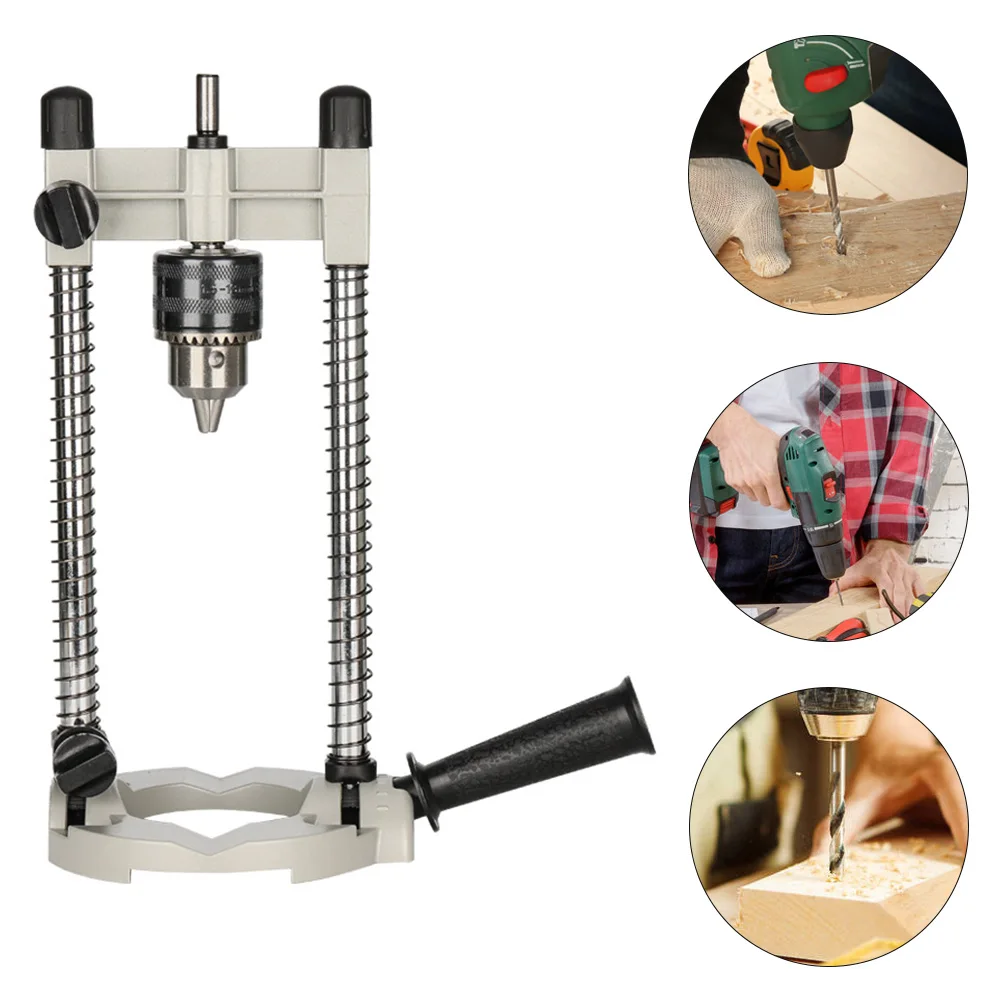 

Drill Guide Stand 45-90° Adjustable Angle Electric Drill Guiding Holder Attachment Positioning Bracket Household Outdoor