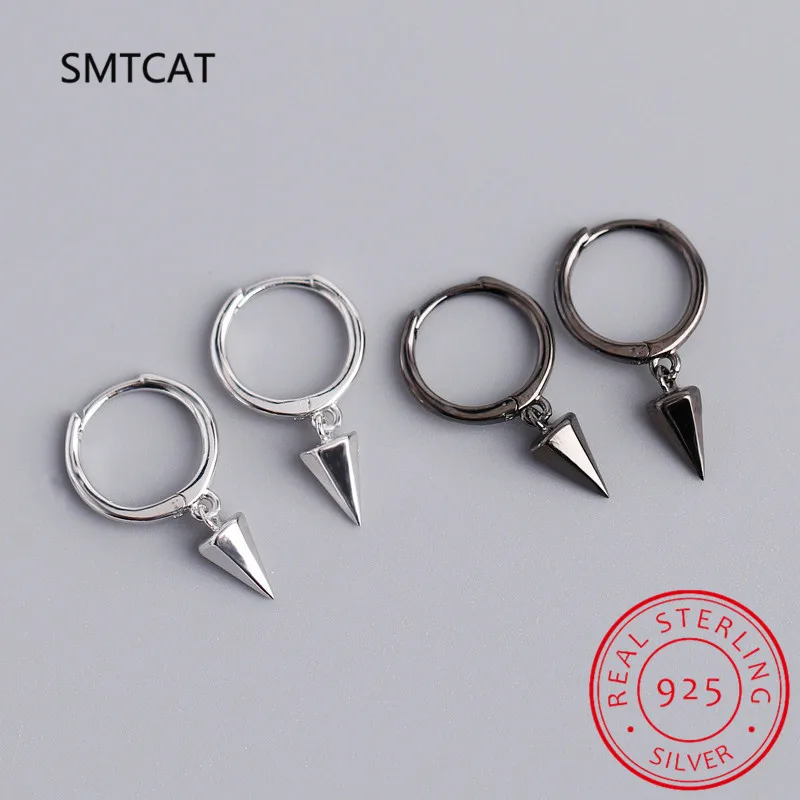 

Серьги-кольца женские из серебра 925 пробы в минималистичном стиле