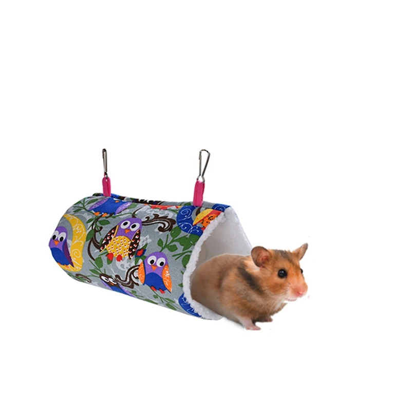 Теплый туннель кария морская свинка кровать хомяк гамак белка крыса качели