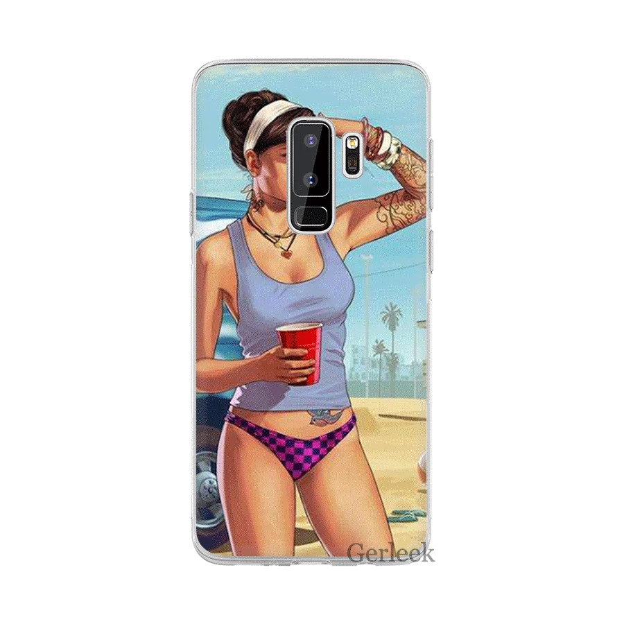 Мобильный чехол для телефона Samsung Galaxy J1 J2 J3 J5 J7 твердый переплет GTA 5 защиты
