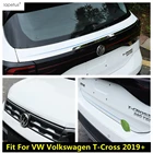 Накладка на переднюю крышку гриля на заднюю дверь багажника верхняя крышка полоса крышка отделка для VW Volkswagen T-Cross T Cross 2019-2022 аксессуары