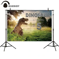 allenjoy backdrops for photography dinosaur paradise jurassic personalized birthday poster photo background party decoracion