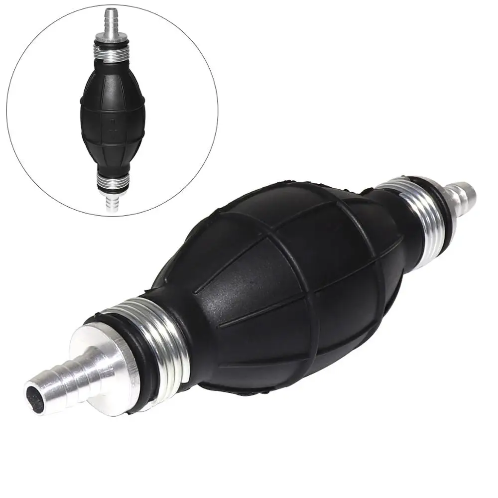 5 шт./лот 8 мм топливный насос Универсальный алюминиевый резиновый ручной для