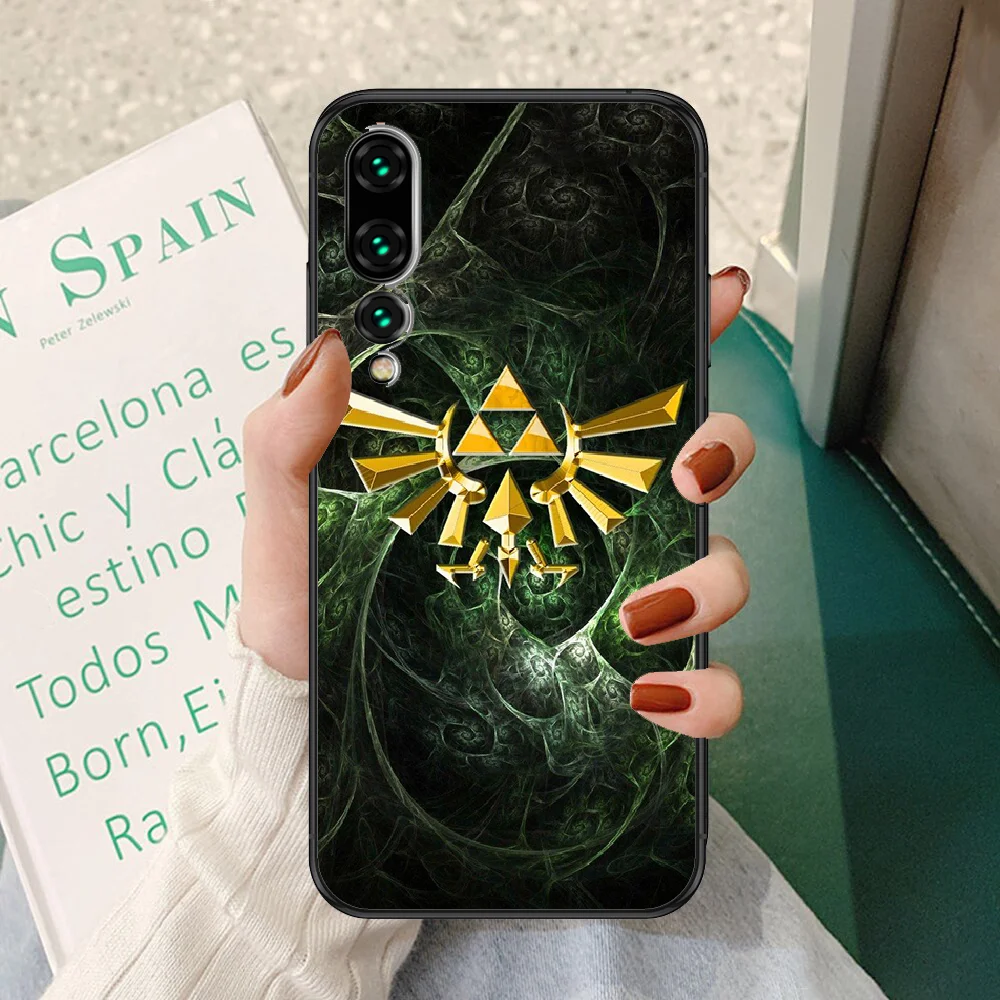 

The Legend Game of Zelda Phone case For Huawei P Mate P10 P20 P30 P40 10 20 Smart Z Pro Lite 2019 black pretty bumper art back