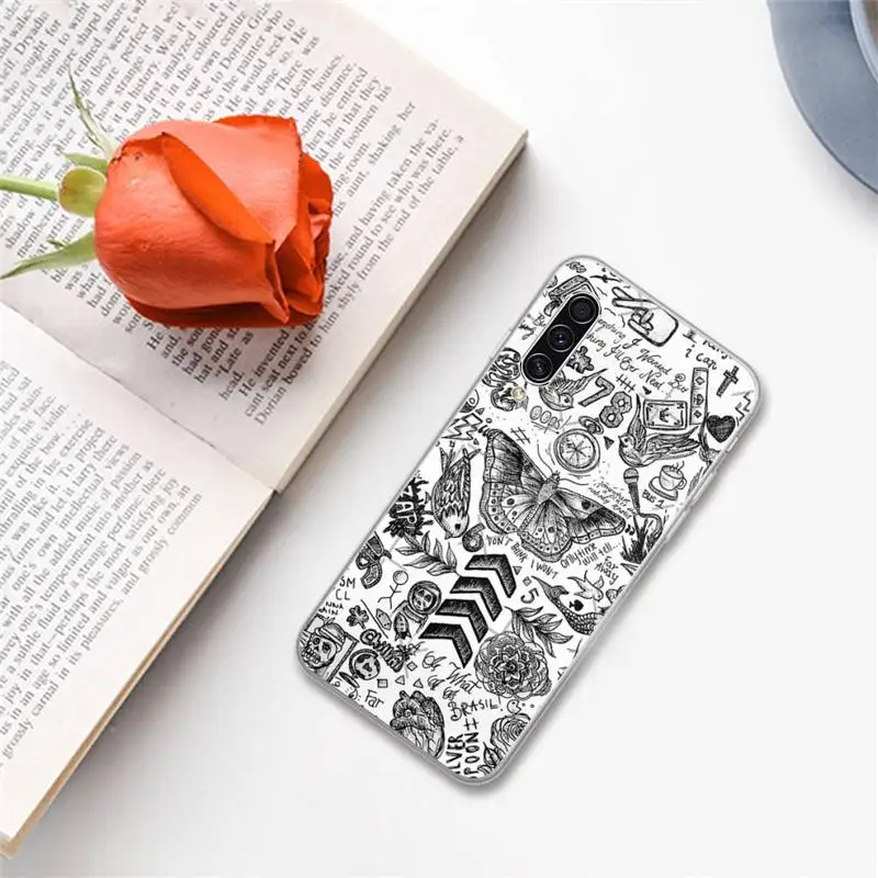 

one direction pattern aesthetic Phone Case For Samsung A S M Note 9 10 20 fe 21 71 30 ultra plus 5g 11 31 51 s