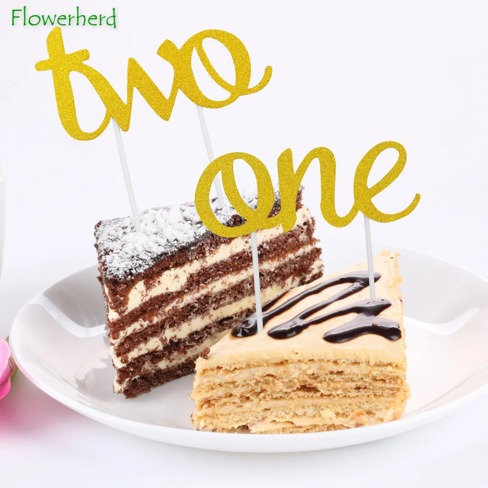 

One Two Cake Decoration Card Baby 1 Year Old Card 2 Year Old Card Baby Birthday Feast Decoration Card Baby Shower Decorations