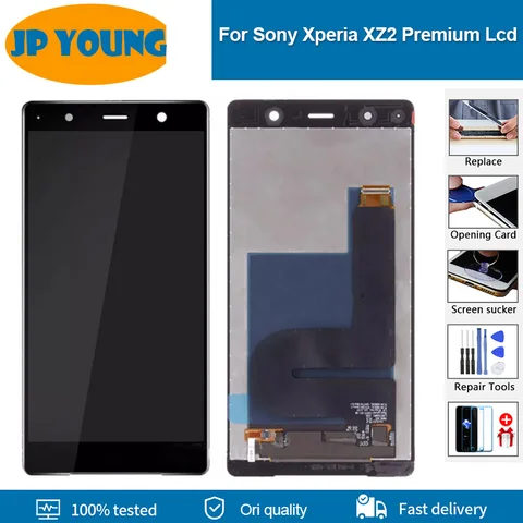 Оригинальный ЖК-дисплей для Sony Xperia XZ2 Premium Dual H8166, ЖК-дисплей, сенсорный экран, дигитайзер, запасные части для Sony XZ2 P, экран ЖК
