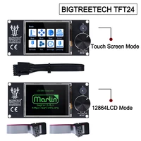 bigtreetech tft24 v1 1 touch screen display 12864lcd 3d printer parts vs mks tft2 4 for skr pro skr v1 4 turbo ender 3 upgrade