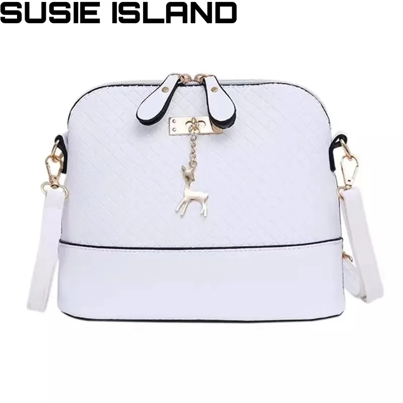 

SUSIE ISLAND HOT SALE!2020 Women Messenger Bags Fashion Mini Bag With Deer Toy Shell Shape Bag Women Shoulder Bags Handbag