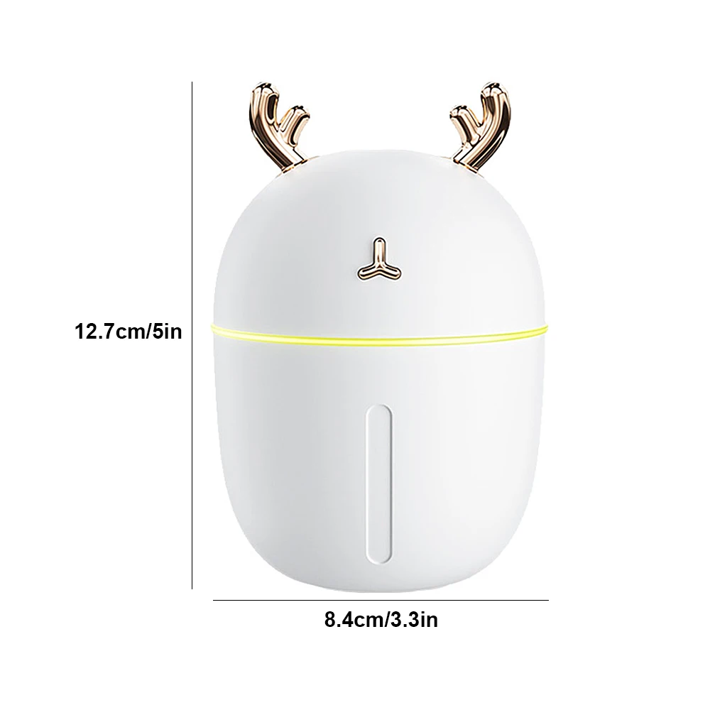 

300ML Ultrasonic Air Humidifier Aroma Essential Oil Diffuser For Home Car USB Fogger Mist Maker With LED Night Lamp
