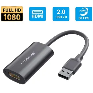 USB 2,0 HDMI-совместимая мини-карта видеозахвата 1080P видео Захват коробка для переключенияPS4xboxNS HD камера прямая трансляция