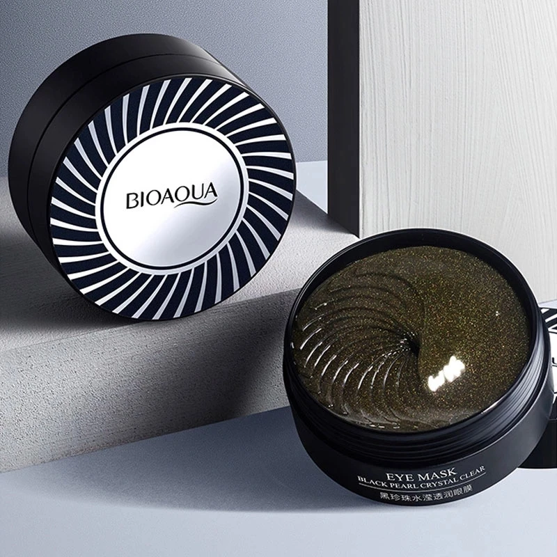 Маски патчи для ухода за областью вокруг глаз с черным жемчугом 60pcs жидкость