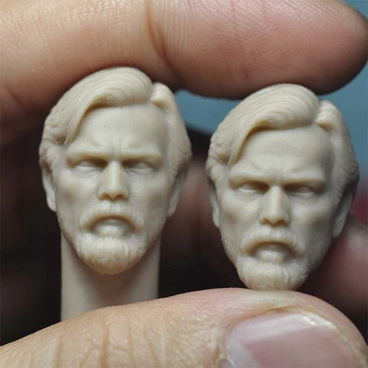 

Масштаб 1/12, 6 дюймов, Оби-Ван Кеноби, неокрашенные модели голов для 6 дюймов, фигурки, тела, аксессуары