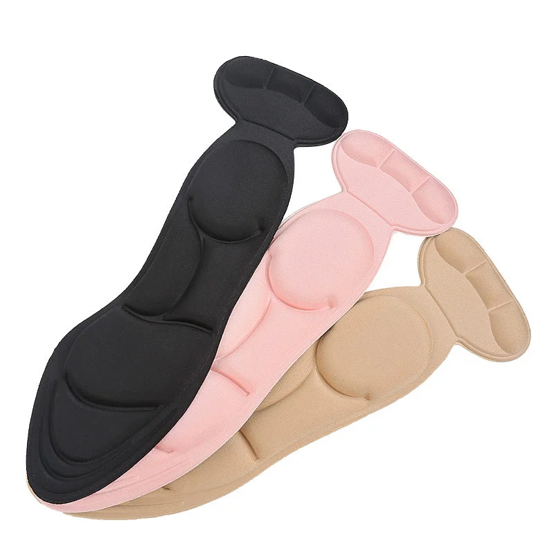 

1 Pair Insole Pad Inserts Heel Post Back Breathable Anti-slip for High Heel Shoe Women Insoles Inserts Shock Absorption Pads
