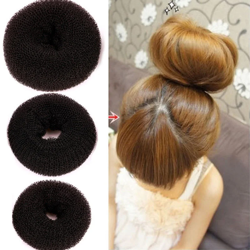 

Hair Rope Ring Donut Hair Styler Shaper 2021 Hot Large Intestine Hair Rope Korean Girl Adult Hair Ropes Hair Beauty Accessories