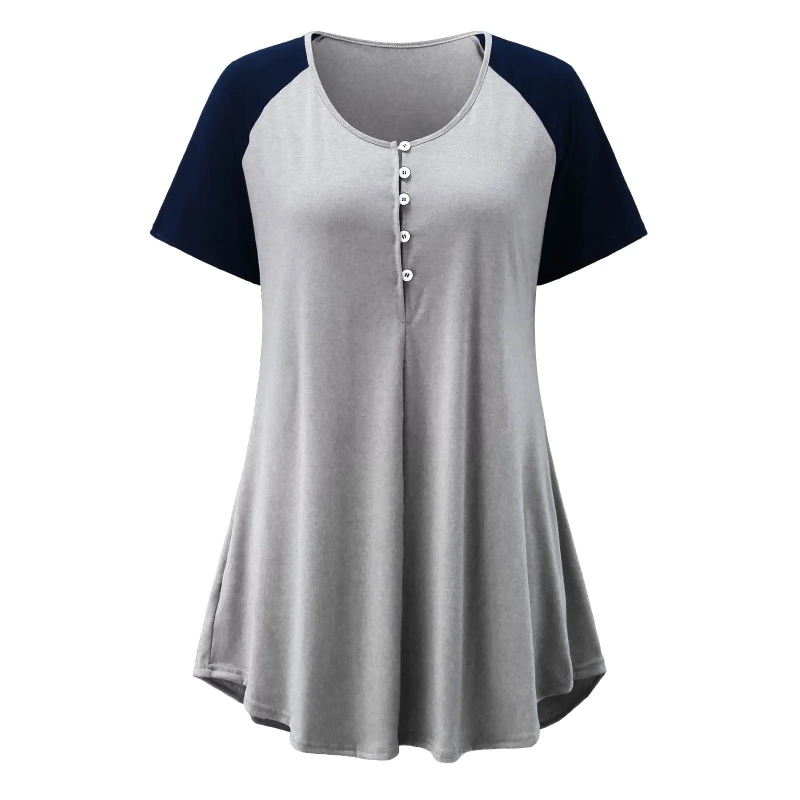 

Patchwork Summer Dresses For Women Maternity Short Sleeve V-neck Nursing Nightdress Breastfeeding Pregnant Dress Robe Femme