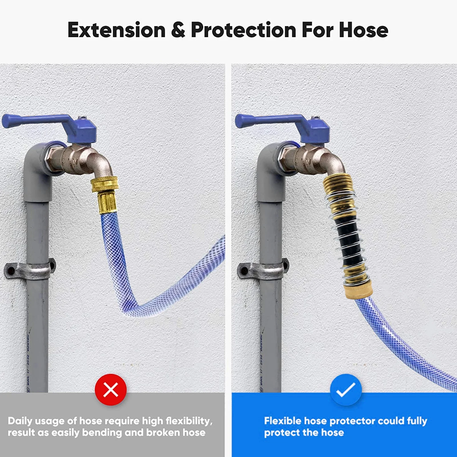 Латунь шланг расширение адаптер замена кабеля с предохранением от изгиба