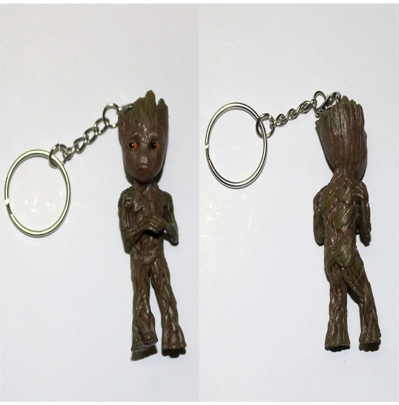 Strongwell кукла Грут связка ключей детское дерево фигурка мужчины Marvel guardiers Groot Cos галактика Мстители украшение фигурка игрушка