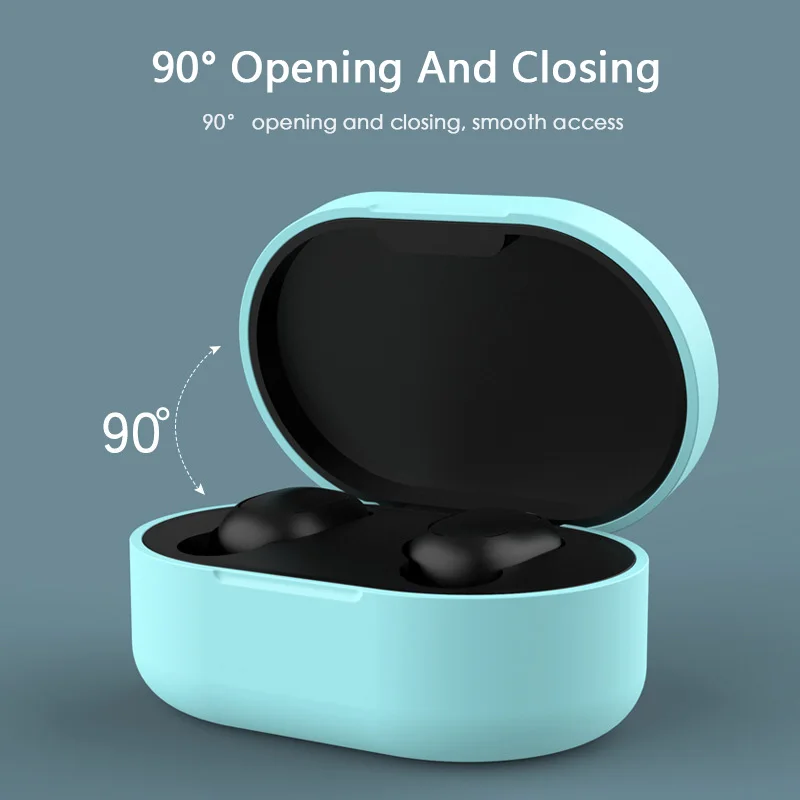 

Latest Silicone Protective Cover Case for Xiaomi Redmi Airdots TWS Bluetooth Earphone Headset for Airpods Case Accessori New