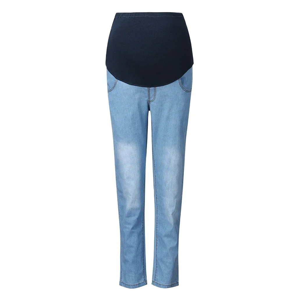 Женские джинсы до щиколотки SAGACE Длинные Джинсовые Леггинсы для беременных