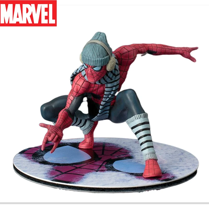

Marvel Anime Figure Doll The Avengers Spider-Man Hero Returns Homecoming Season Spiderman Fighting Pose Model Figure Figure