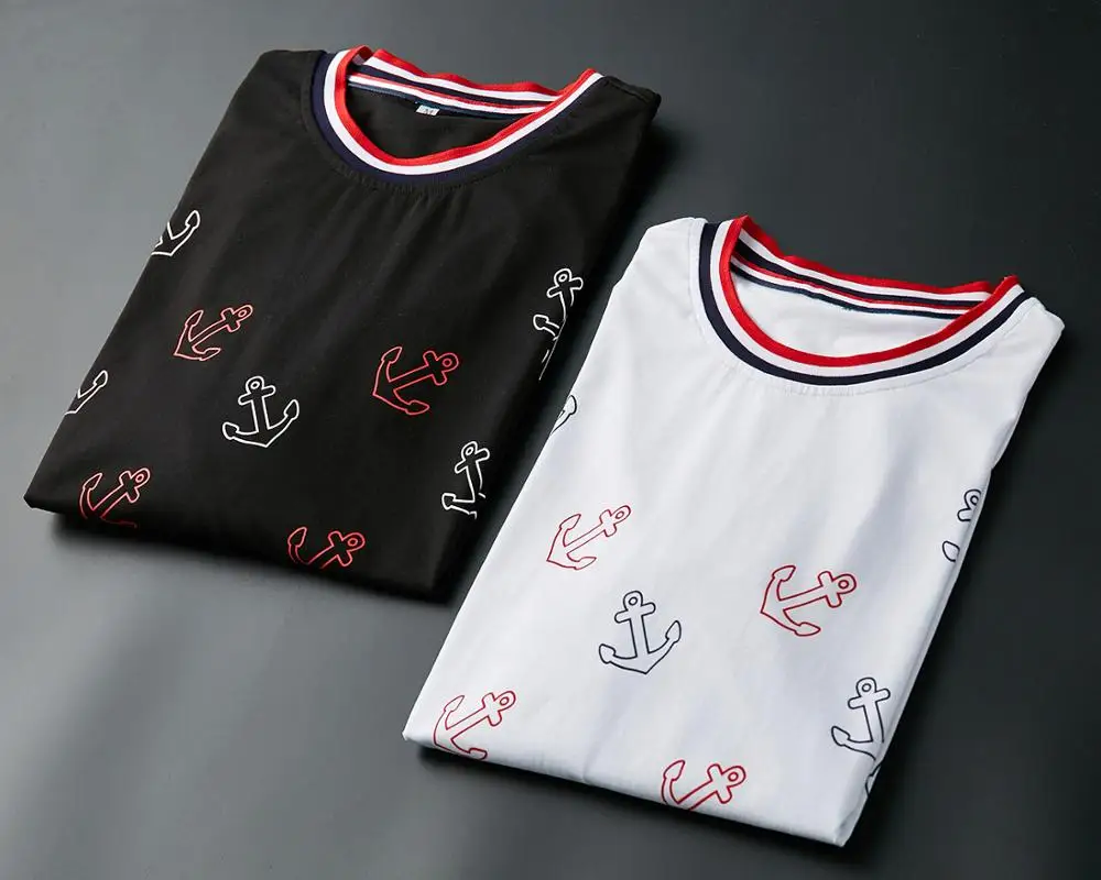 

2020 Brand Men Clothing Graphic Shirts Autumn Long Sleeve Clothes Plus Size Homme High Quality Korean Style T Shirt Fashion Tops