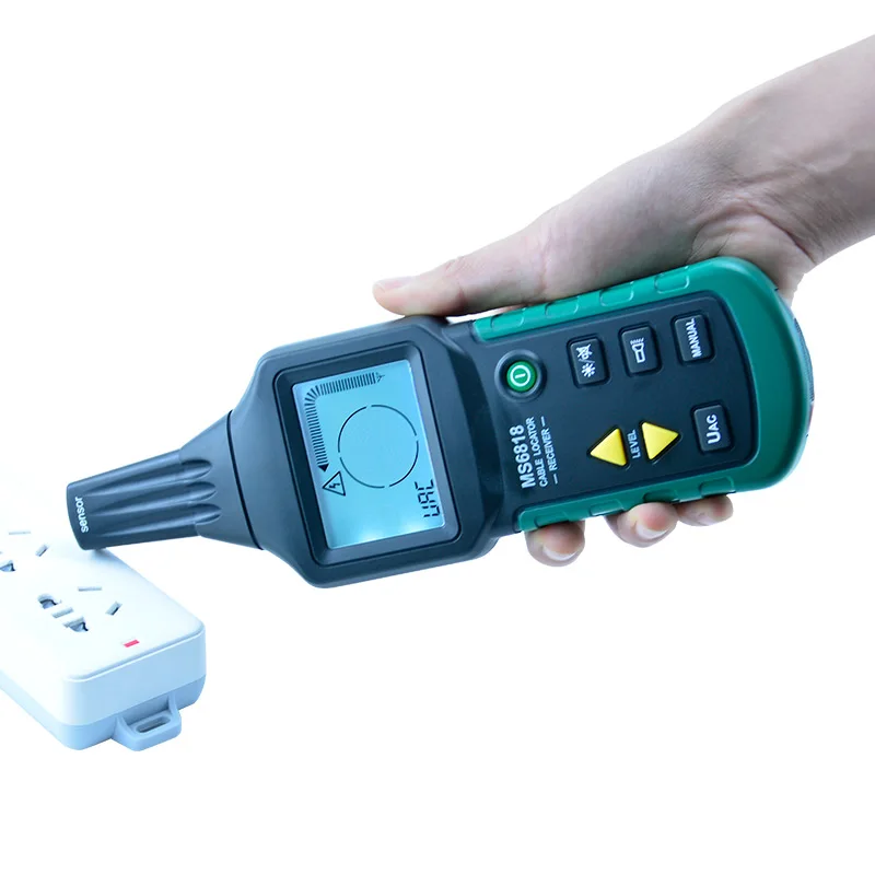 MS6818 Portable Professional Wire Cable Tracker Metal Pipe Locator Detector Tester Line Prospecting Instrument | Инструменты