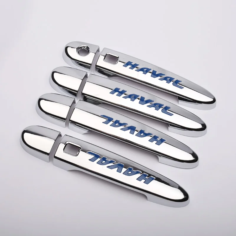 ABS покрытие дверная ручка Чаша Дверная защитное Накладка для 2015 2016 2017 Great Wall Haval H2