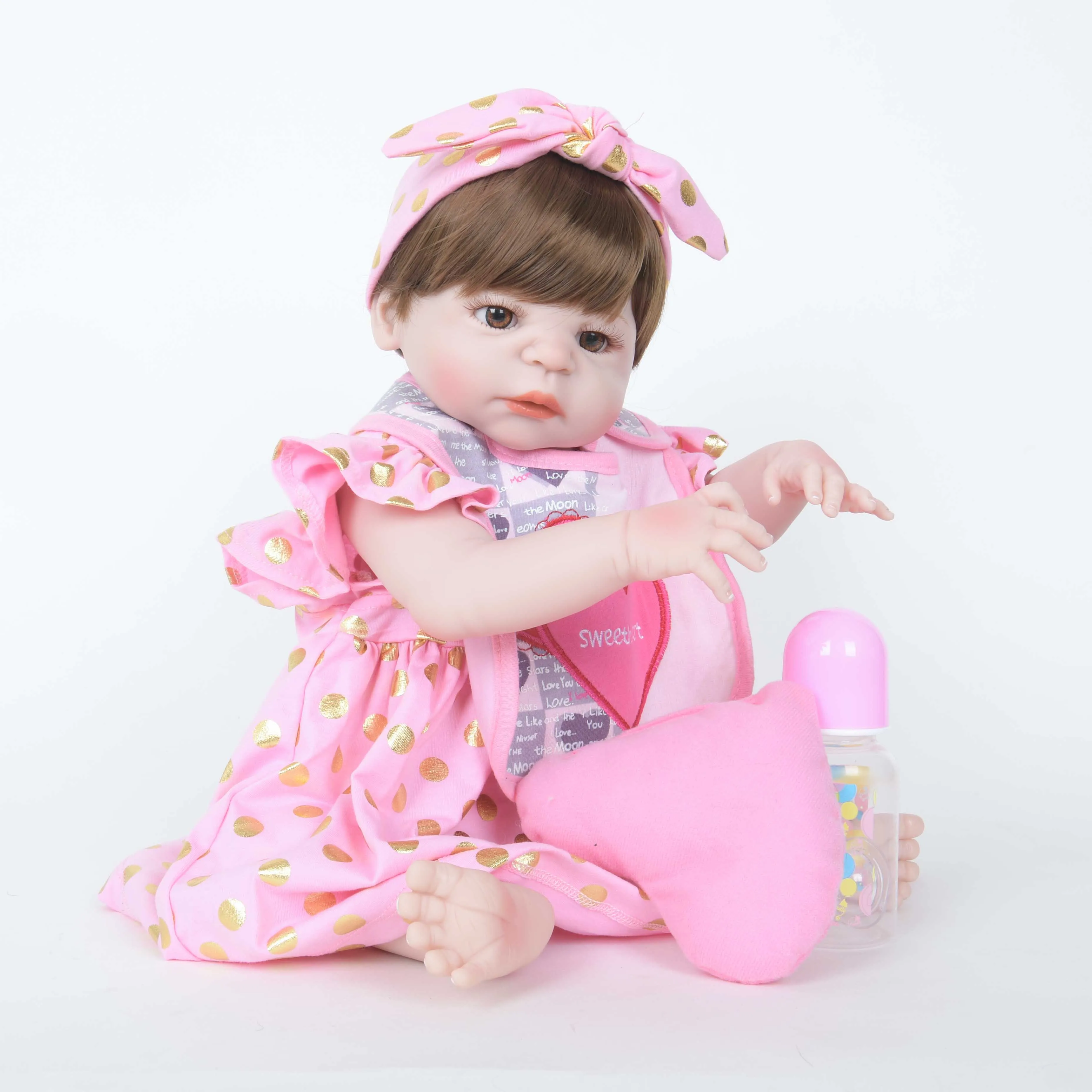 22 &quot55 см полностью виниловый мягкий силиконовый Bebe Reborn Baby Doll игрушки для детей