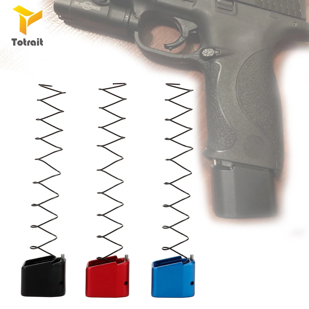 Тактическая алюминиевая удлинительная подставка для журнала toдон Smith & Wesson M P + 5/6