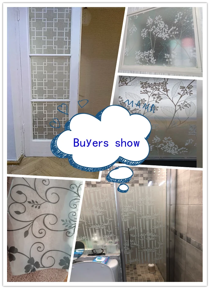 Матовая пленка на стекло самоклеящаяся водонепроницаемая окно для