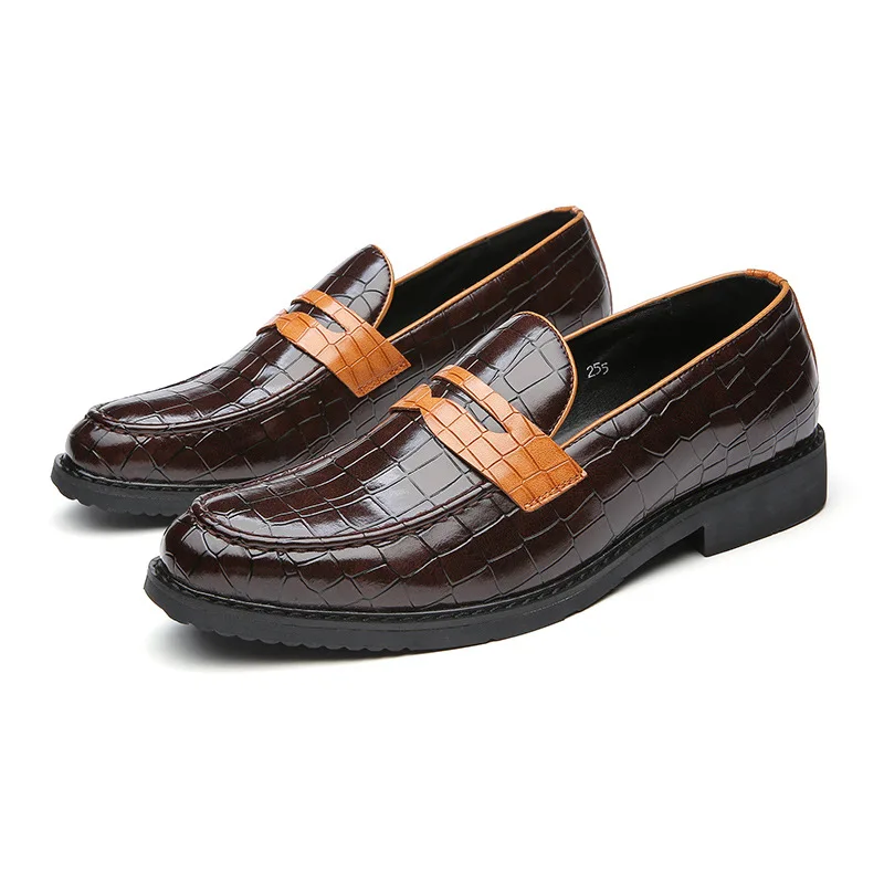 

Новинка весны 2022, лоферы CICIYANG, Повседневная Деловая обувь в британском стиле ретро, модные кожаные туфли на толстой подошве, большие размеры