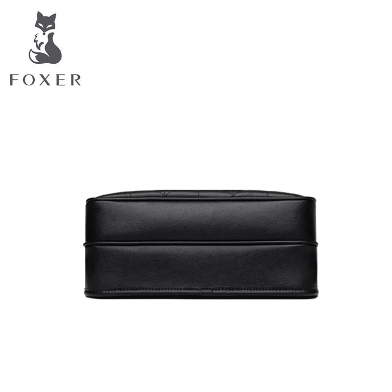Новинка 2020 женская сумка FOXER из мягкой натуральной кожи на цепочке модная кожаная