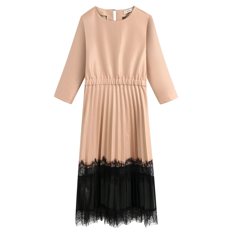 Облегающее кружевное платье женское сексуальное черное мини кожаное уличная