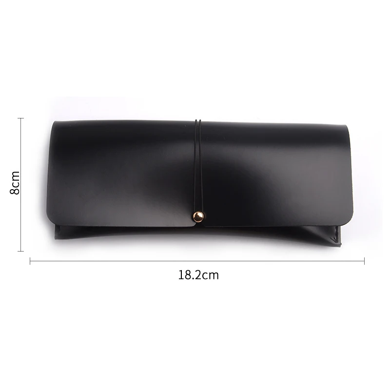 

Glasses Cases For Men Women Durable PU Leather Sunglasses Box Fashion Soft Black Spectacle Bag Box Case For Eyeglasses