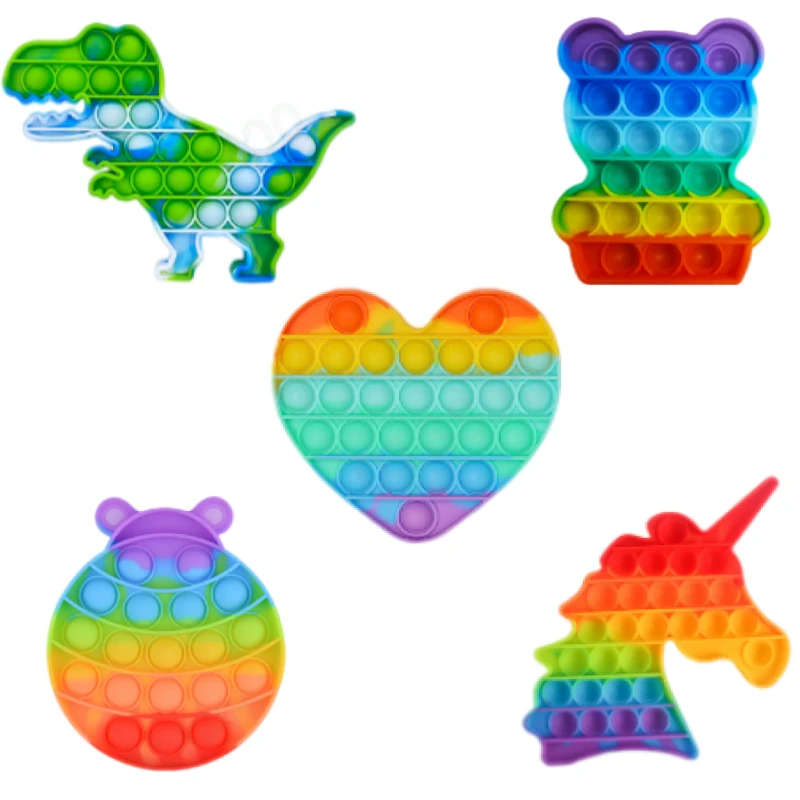 

Пузырьки-антистресс для взрослых и детей, игрушки-антистресс для сжимания при аутизме, 2021