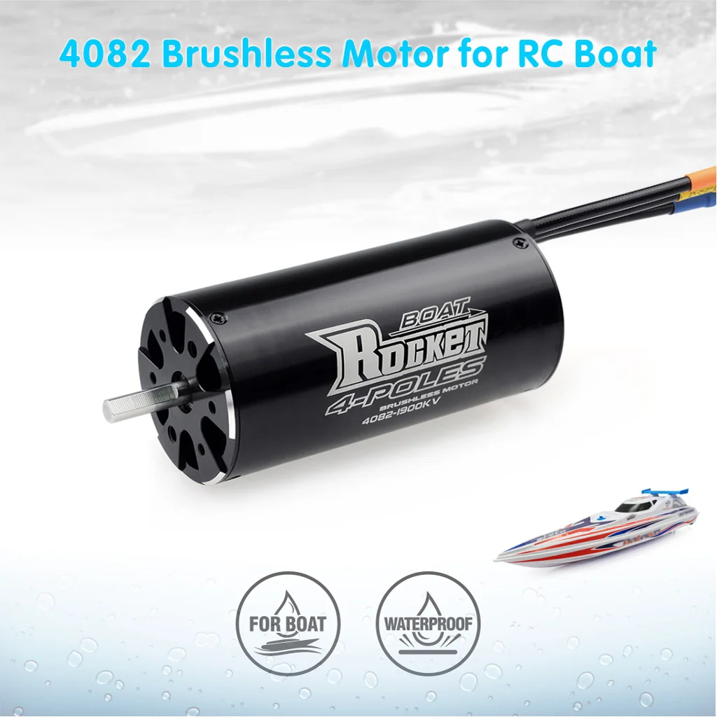 Двигатель SURPASS HOBBY Rocket 4082 1900KV 1600KV 4P для лодки Traxxas M41 катамарана Spartan 1000 мм (или