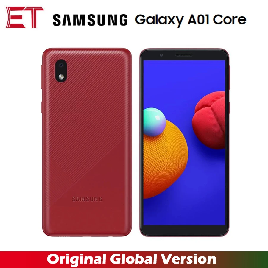 Original Global Version Samsung Galaxy A01 Core A013G/DS Mobile Phone 5.3&quot 1GB RAM 16GB 3000mAh Dual SIM Smartphone Android10.0 |