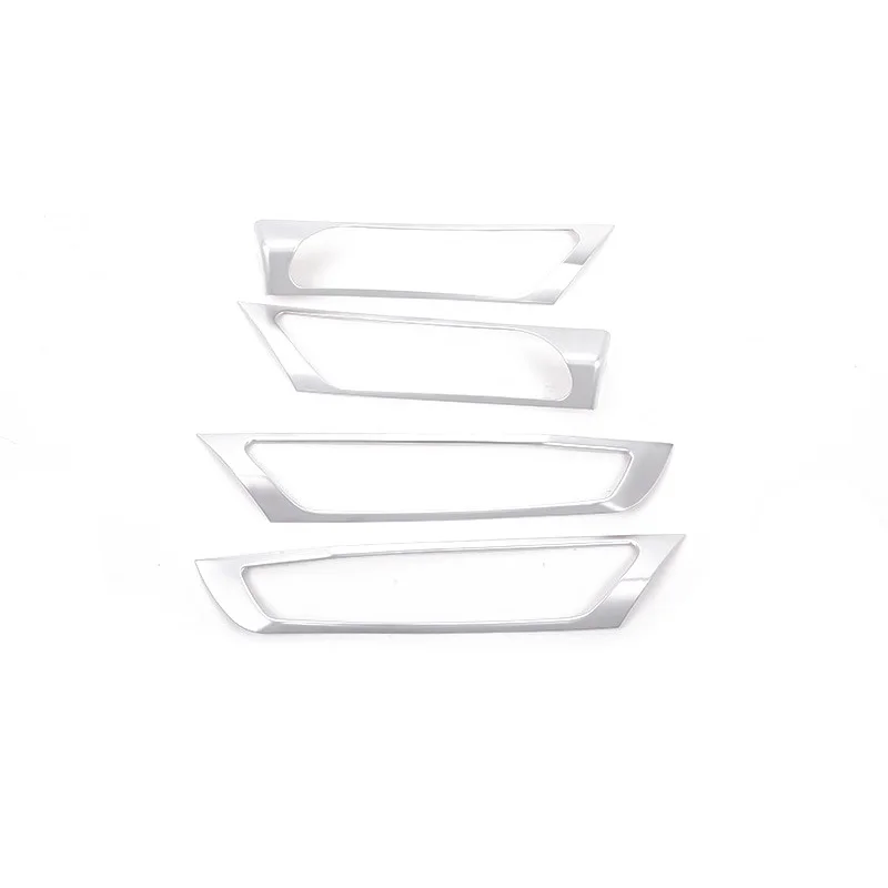 Для BMW X4 F26 15-18 &amp X3 F25 15-17 4 шт. хромированный ABS внутренняя отделка дверной ручки